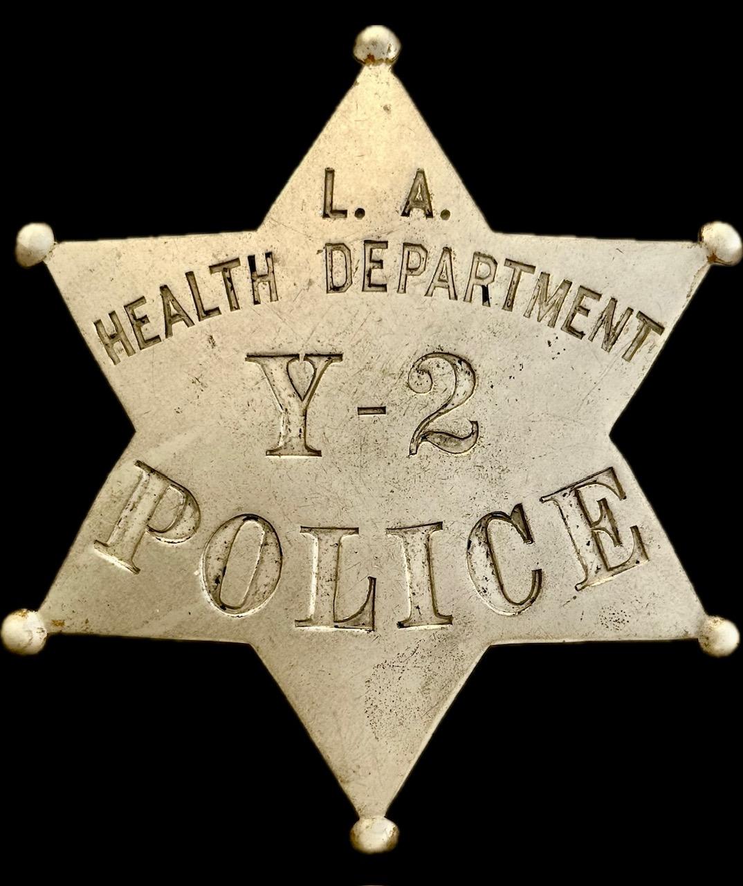L.A. Police Health Dept. Y-2